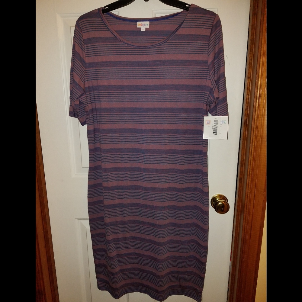 LuLaRoe Julia purple dress NWT fits 1X…